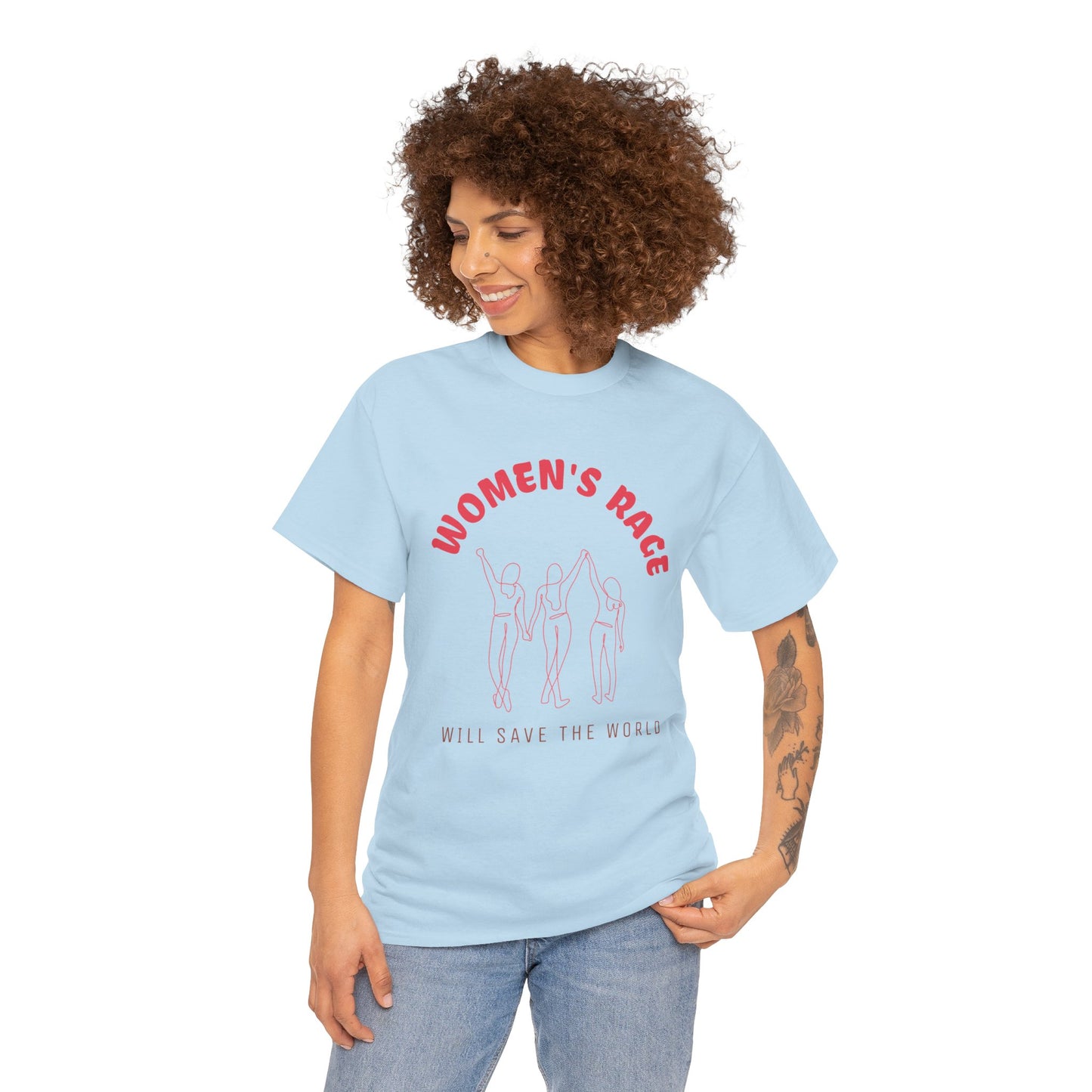 Women's Rage Tee — "Women's Rage Will Save the World" Feminist Graphic T‑Shirt