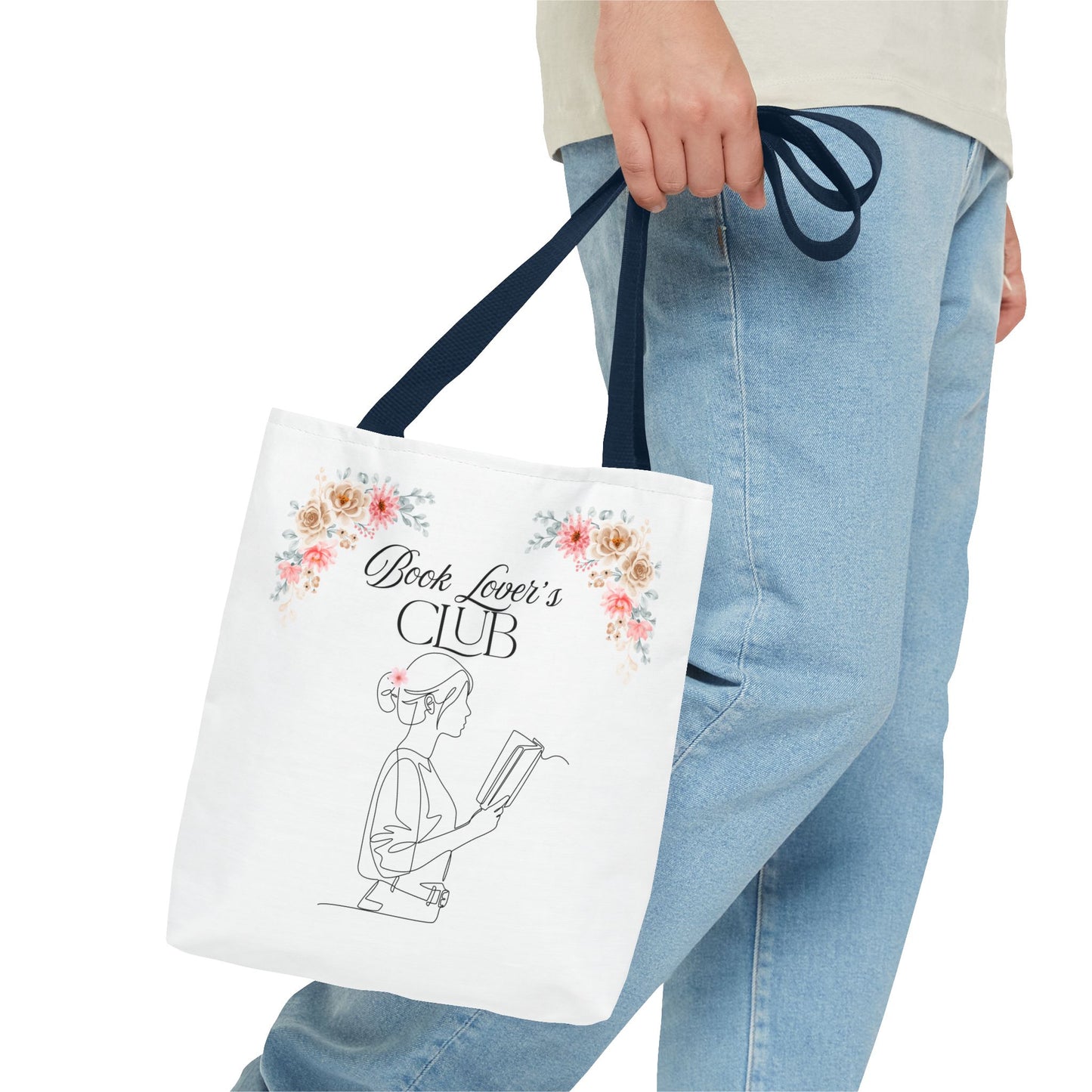 Book Lover's Club Tote Bag, Perfect for Readers, Literary Gifts, Eco-Friendly Shopping, Book Club Meetings, Gift for Bookworms