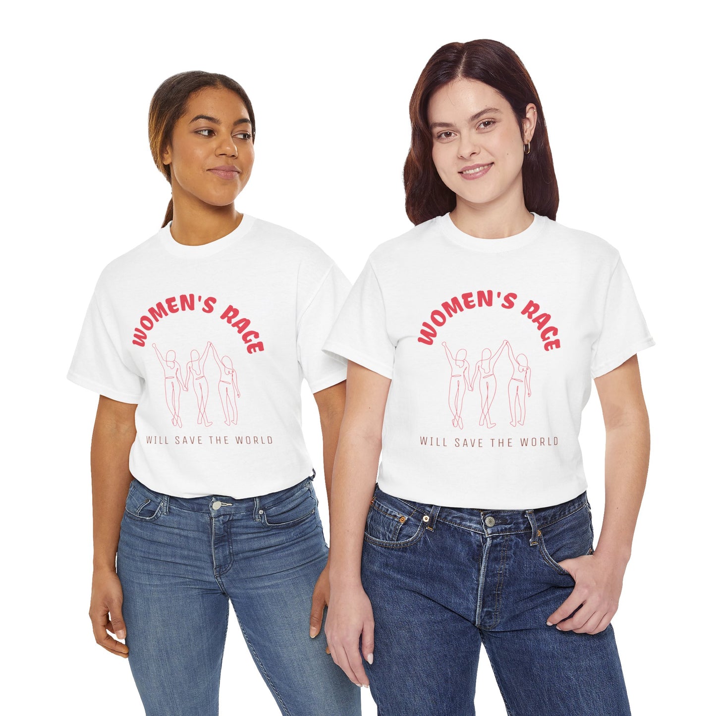 Women's Rage Tee — "Women's Rage Will Save the World" Feminist Graphic T‑Shirt