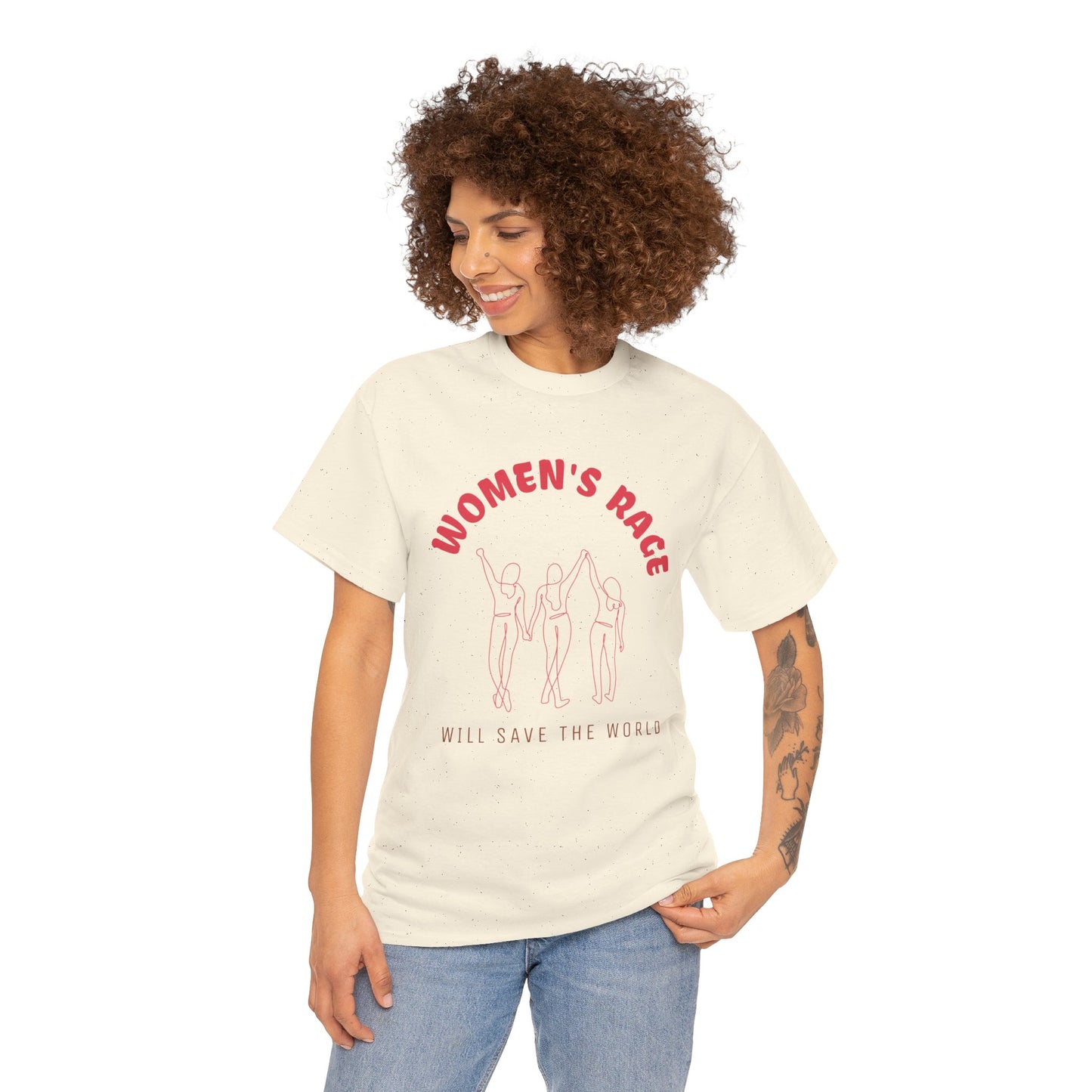 Women's Rage Tee — "Women's Rage Will Save the World" Feminist Graphic T‑Shirt