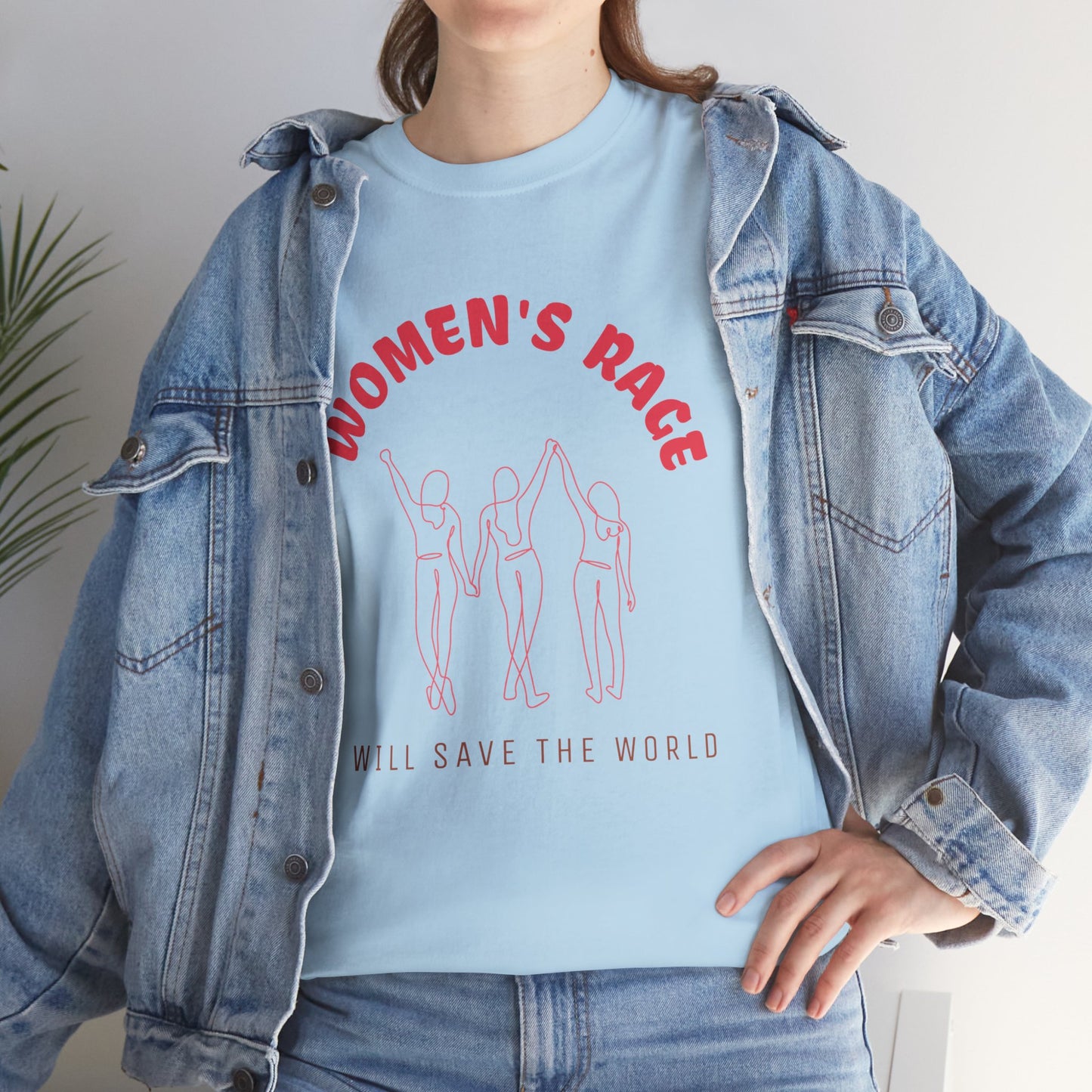 Women's Rage Tee — "Women's Rage Will Save the World" Feminist Graphic T‑Shirt