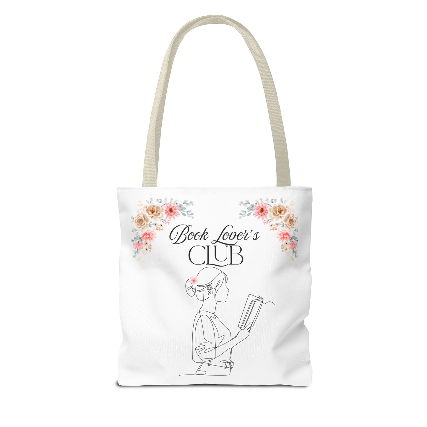Book Lover's Club Tote Bag, Perfect for Readers, Literary Gifts, Eco-Friendly Shopping, Book Club Meetings, Gift for Bookworms