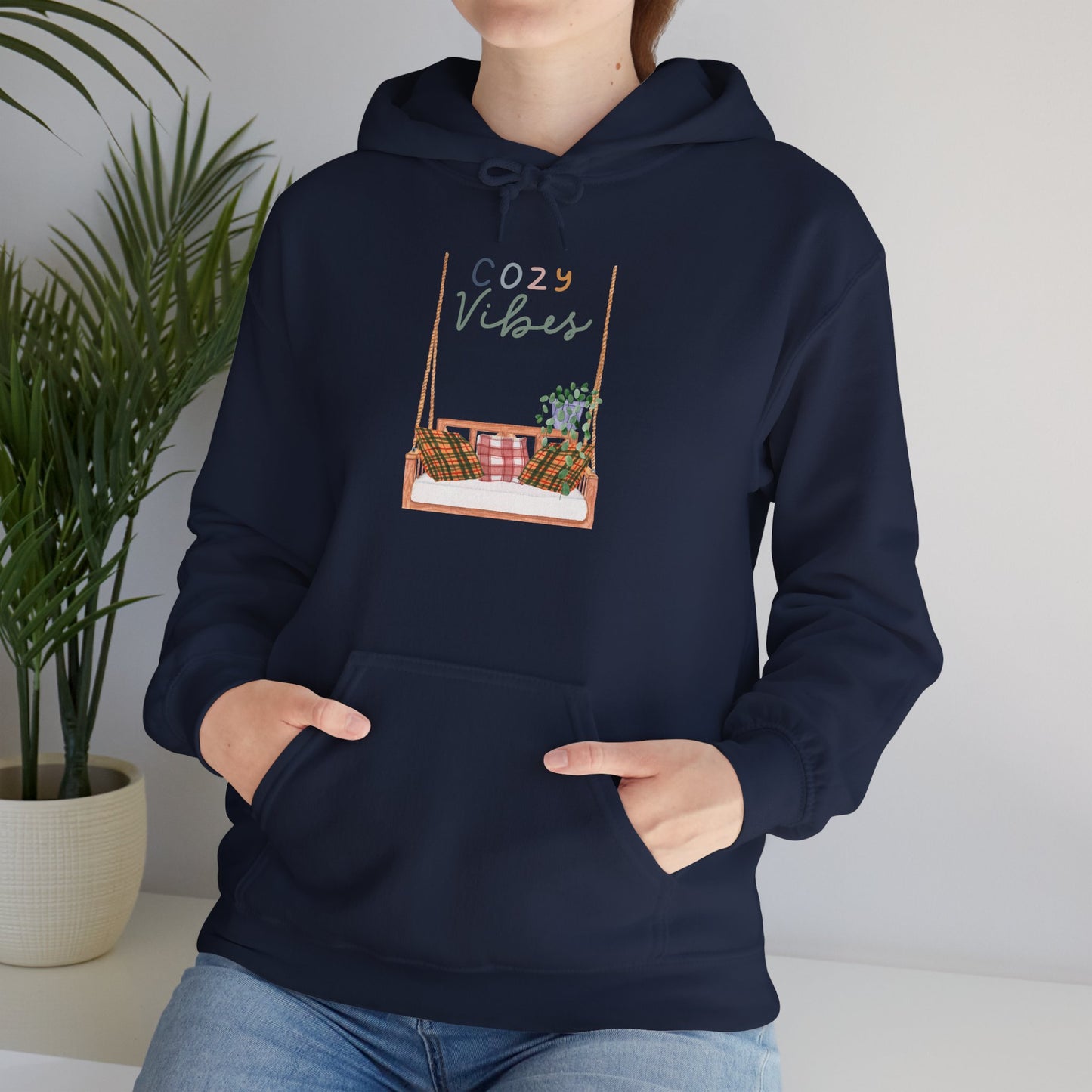 Cozy Vibes Hoodie, Unisex Sweatshirt, Warm Layer for Fall, Perfect Gift for Homebody, Autumn Fashion, Casual Comfort Wear