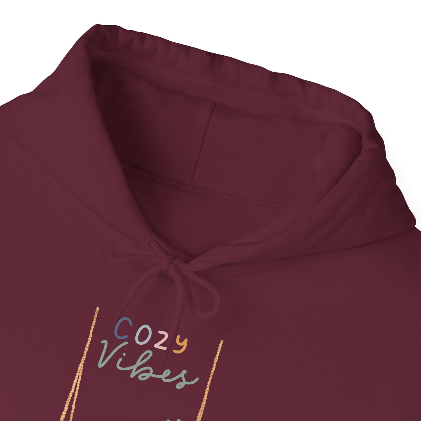 Cozy Vibes Hoodie, Unisex Sweatshirt, Warm Layer for Fall, Perfect Gift for Homebody, Autumn Fashion, Casual Comfort Wear
