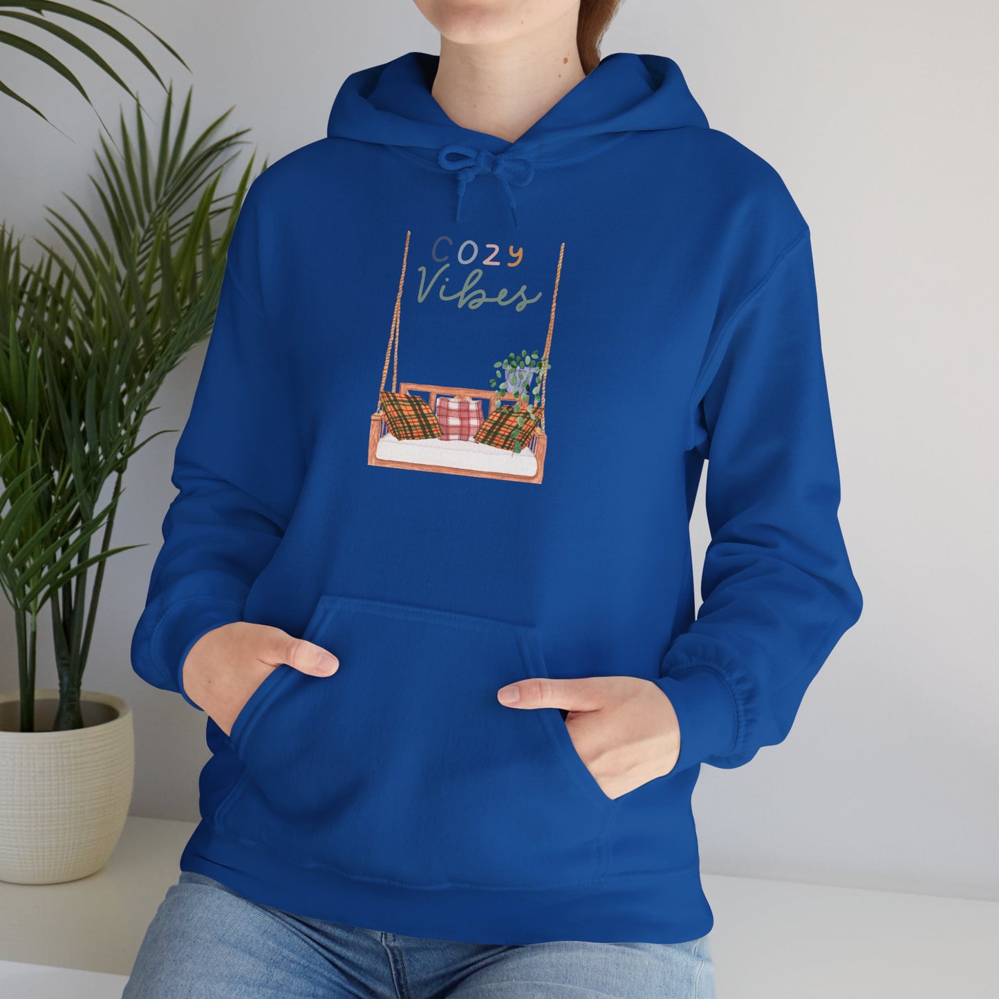 Cozy Vibes Hoodie, Unisex Sweatshirt, Warm Layer for Fall, Perfect Gift for Homebody, Autumn Fashion, Casual Comfort Wear