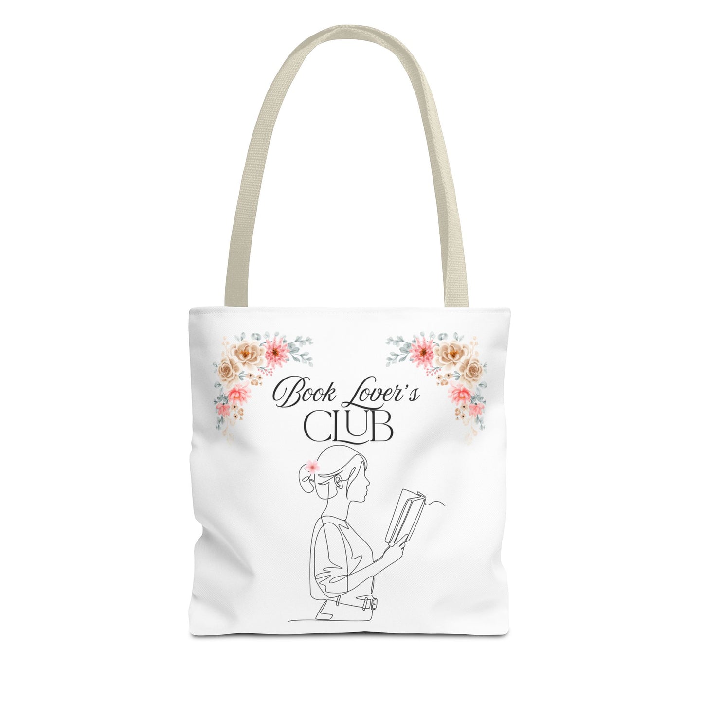 Book Lover's Club Tote Bag, Perfect for Readers, Literary Gifts, Eco-Friendly Shopping, Book Club Meetings, Gift for Bookworms