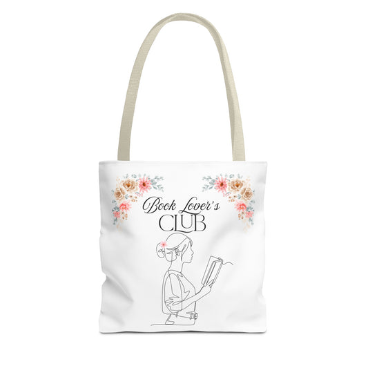 Book Lover's Club Tote Bag, Perfect for Readers, Literary Gifts, Eco-Friendly Shopping, Book Club Meetings, Gift for Bookworms