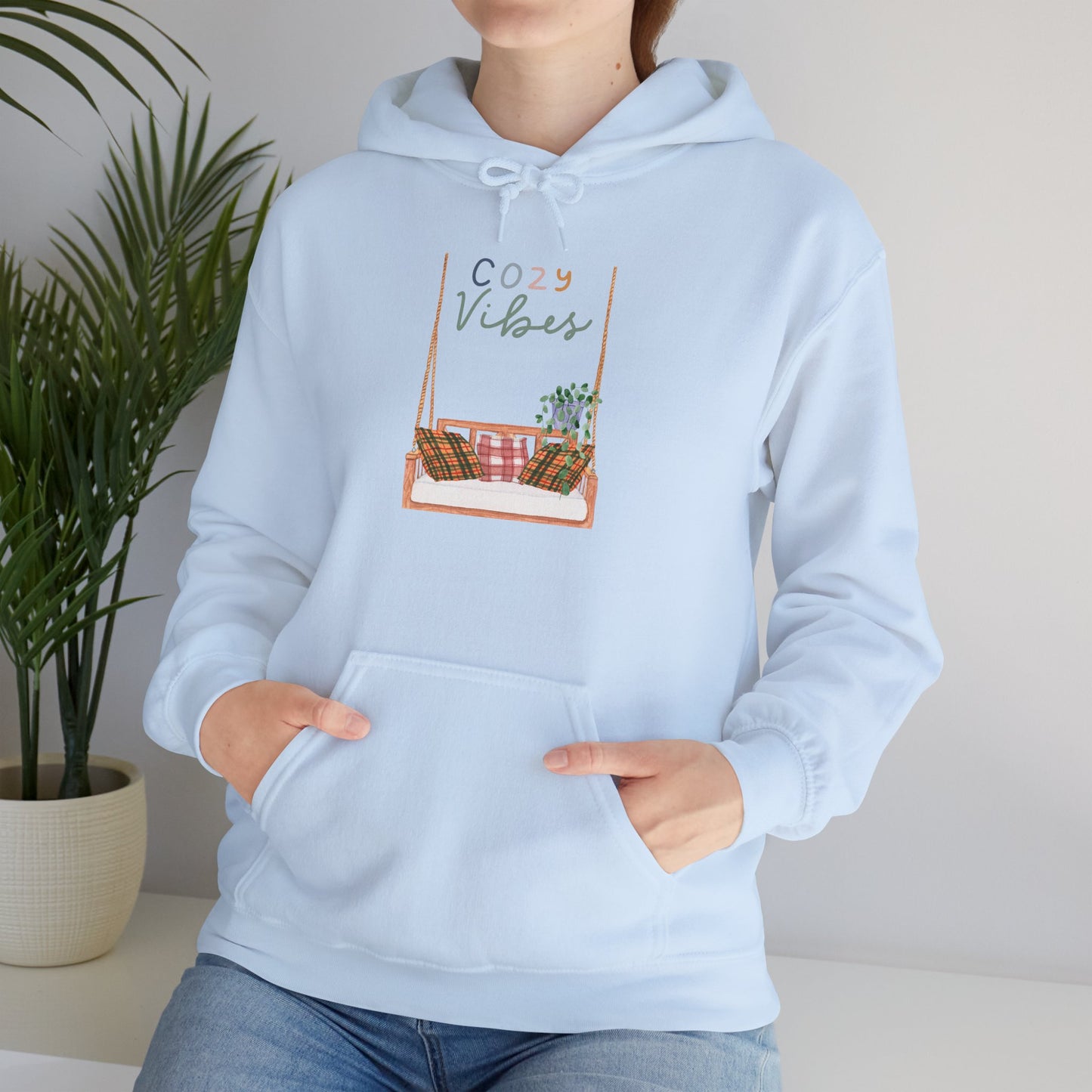 Cozy Vibes Hoodie, Unisex Sweatshirt, Warm Layer for Fall, Perfect Gift for Homebody, Autumn Fashion, Casual Comfort Wear