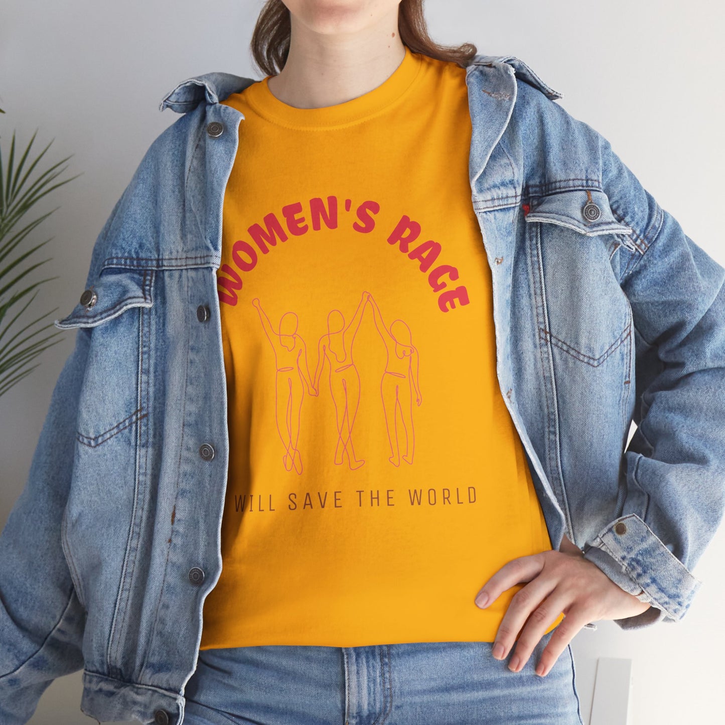 Women's Rage Tee — "Women's Rage Will Save the World" Feminist Graphic T‑Shirt
