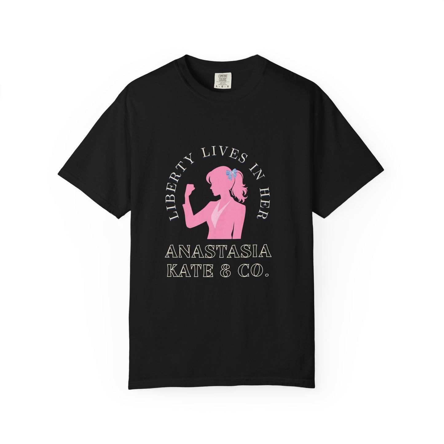 Liberty Lives in Her Unisex T-shirt, Vintage Graphic Tee, Feminist Shirt, Gift for Her, Casual Wear, Outfit for Protests
