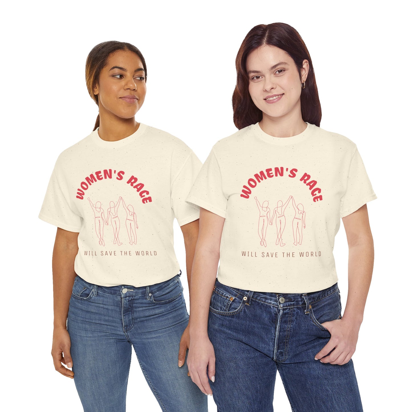 Women's Rage Tee — "Women's Rage Will Save the World" Feminist Graphic T‑Shirt